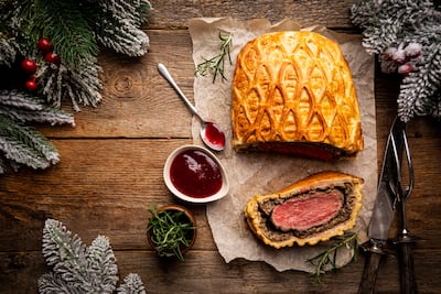 Beef Wellington.