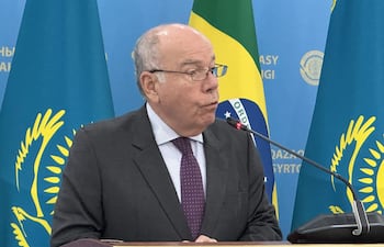 El ministro de Exteriores de Brasil, Mauro Vieira. El Gobierno brasileño abordará próximamente con el de Rusia el suministro de fertilizantes, esenciales para la agroproducción brasileña y Sudamérica.