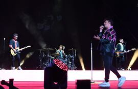 Tan Biónica durante el concierto que ofrecieron en febrero pasado en San Bernardino. La agrupación argentina regresará a Paraguay en marzo.
