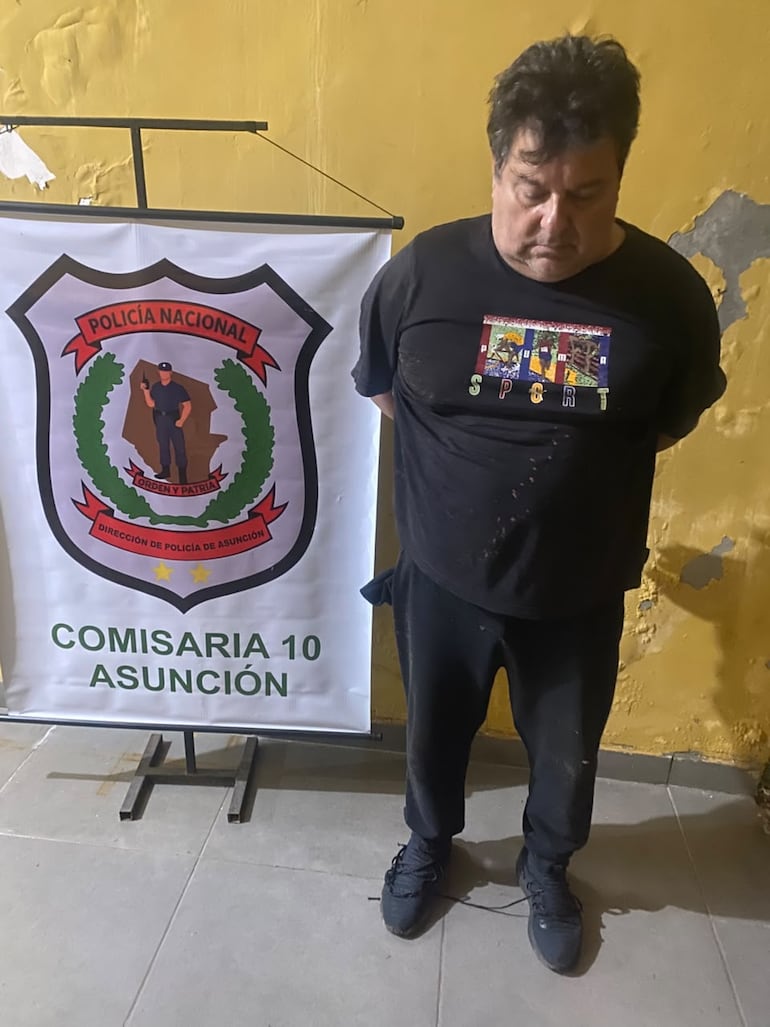 Gustavo José Jacquet Torres, sindicado por los uniformados como el jefe de la banda.