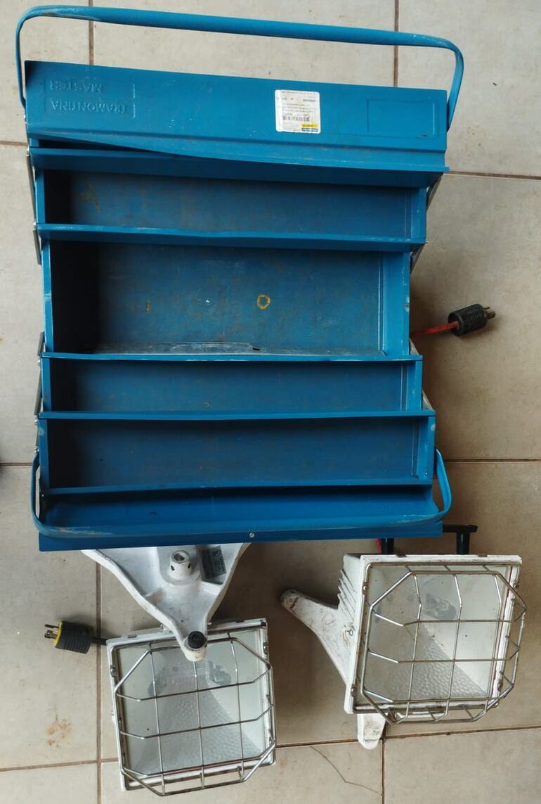 Objetos hurtados que fueron recuperados.