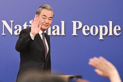 Wang Yi, ministro de Exteriores de China.