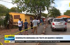 Disminuyó cantidad de hisopados en el Hospital de Barrio Obrero