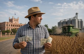 Para el sector agroexportador, cuyos costos se pagan mayormente en guaraníes mientras que los ingresos se reciben en dólares, esa apreciación del guaraní reduce los márgenes de rentabilidad e incluso lleva a algunos rubros a operar con resultados negativos, afirmó el economista. (Imagen generada por IA)
