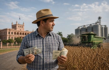 Para el sector agroexportador, cuyos costos se pagan mayormente en guaraníes mientras que los ingresos se reciben en dólares, esa apreciación del guaraní reduce los márgenes de rentabilidad e incluso lleva a algunos rubros a operar con resultados negativos, afirmó el economista. (Imagen generada por IA)