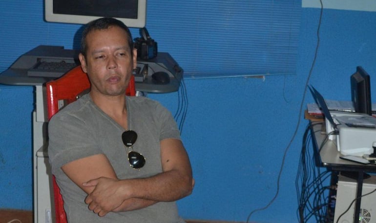 Roberto Osorio, ex suboficial de la Policía condenado junto a Francisco Alvarenga por el negociado con los vales de combustibles.