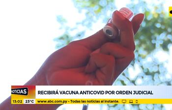 Mujer recibirá vacuna anticovid por orden judicial