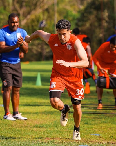 El Topo, Luis Fernando Cáceres Maciel (29 años) lleva tres partidos disputados con General Caballero JLM, al que se unió en junio.