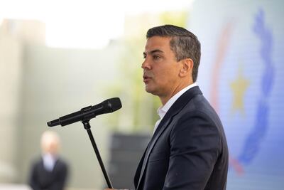 El presidente de la República, Santiago Peña.