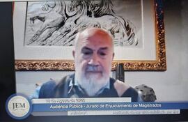 El escribano Ramón Zubizarreta, declaró este viernes en una audiencia extraordinaria ante el JEM.