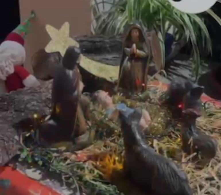 Pesebre de Rosalba Duarte, paraguaya residente en la comunidad autónoma de Castilla y León, España.