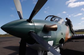 Gobierno paraguayo ya cuenta con cuatro aeronaves de defensa A-29 Súper Tucano compradas a la empresa Embraer.