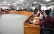 Pleno de la Junta Municipa de Asunción en la sesión extraordinaria de este domingo, en la que la oposición y la disidencia lograron el rechazo del Balance 2025.