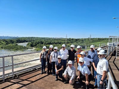ANDE, BID y el MEF conformaron una Misión de Monitoreo de Campo en la central hidroeléctrica Acaray.