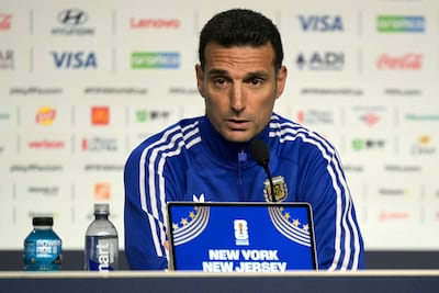 Lionel Scaloni, técnico de la selección argentina, desmintió que haber jugado una final antes le dé ventaja a su equipo.