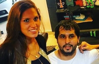 Los hermanos Naida Natalia Meza de Caffarena y Hugo Antonio Meza Huespe, quienes habrían colaborado con el presunto narco Miguel "Celular" Servín.