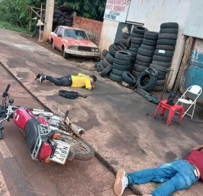 Motociclistas detenidos en Encarnación.