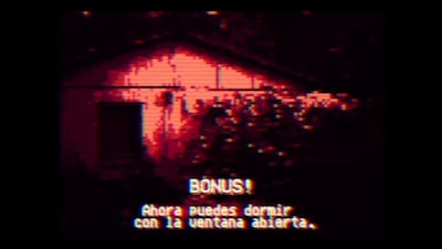 Una de las imágenes con estética retro game que formarán parte de la muestra "Liminal", de Hugo Giménez, en la Casa Bicentenario de las Artes Visuales.