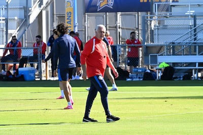 Gustavo Alfaro, entrenador de la selección de Paraguay.