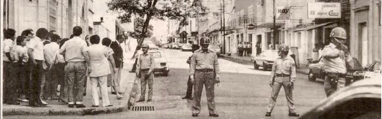 El 22 de marzo de 1984 el dictador Stroessner clausura el diario ABC Color y Policía cierra la calle Yegros para dar cumplimiento a la “orden superior”.