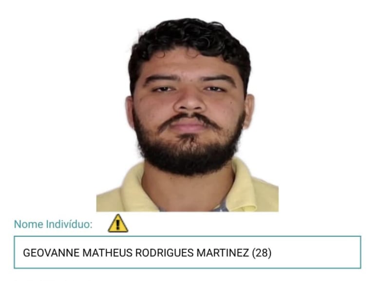 Geovanne Matheus Rodrigues Martínez, brasileño que salió ileso en el ataque en Pedro Juan Caballero.