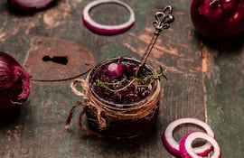 Mermelada de cebolla morada, imagen ilustrativa.