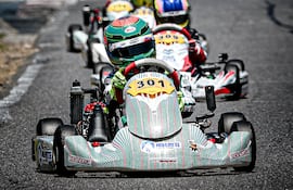 Tony Pugliesi, del equipo Zaffaroni Kart, volverá a la acción mañana e intentará replicar lo de hoy en busca del objetivo: el bicampeonato.