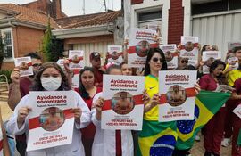 Manifestación pacífica: Piden intensificar búsqueda de Antonio Augusto Streski Manginski.