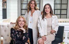Empresarias y madres: Jessica Miralles, María Fernanda Carron e Ivonne Huber.