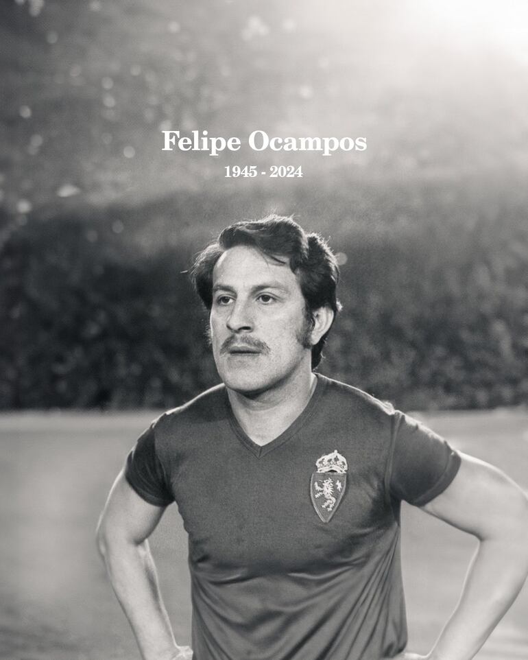El homenaje de la Real Zaragoza al paraguayo Felipe Ocampos.