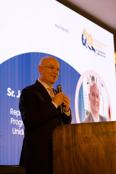 José Vicente Troya, Representante Residente del PNUD.