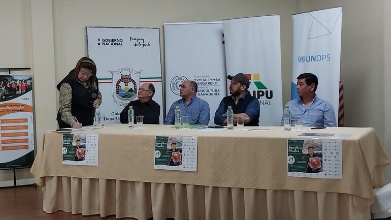 Conferencia de prensa.