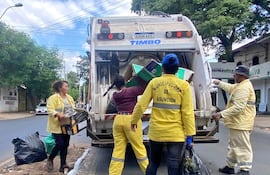 Servicio de recolección de basura domiciliaria se verá interrumpido durante los días santos en la ciudad de Asunción.