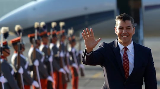 El presidente Santiago Peña lleva 63 viajes desde que asumió el cargo en agosto del 2023.