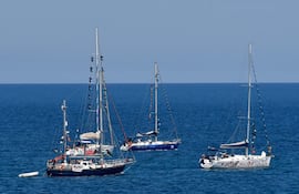 Embarcaciones de la Flotilla Global Sumud. (Imagen de archivo)