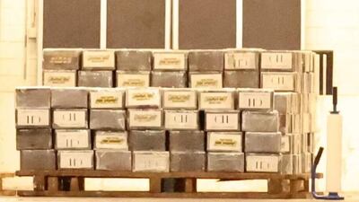 La cocaína incautada en el puerto de Hamburgo, Alemania que fue enviada desde Paraguay, cmo una carga de sésamo.
