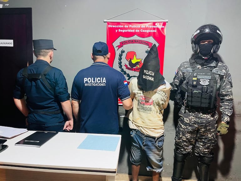 Ramón Coronel Acosta quedó detenido en la comisaría 12ª de J. Eulogio Estigarribia a cargo del Ministerio Público.