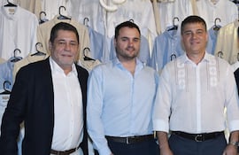 Antonio Cubilla, Rodrigo Aguayo y Manuel Peña.