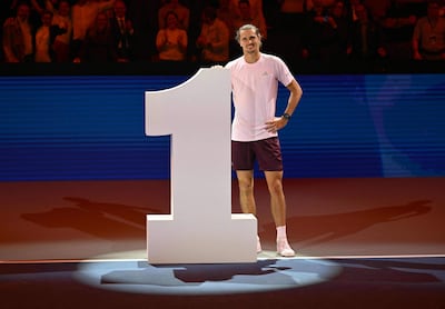El alemán Alexander Zverev será desde el próximo lunes el nuevo número uno del mundo.