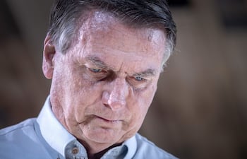 Fotografía de archivo del 31 de enero de 2023 del expresidente brasileño Jair Bolsonaro durante un evento en Orlando (Estados Unidos)