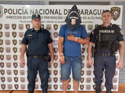 Julio César Guillén López, detenido.