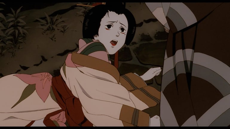 Imagen de la película animada "Millennium Actress", que se presenta en los cines.