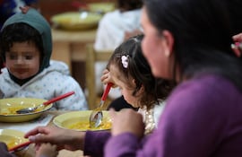 Educación presentó un incremento del 9% en su nivel de ejecución dirigido al Programa "Hambre Cero". Gentileza MOPC