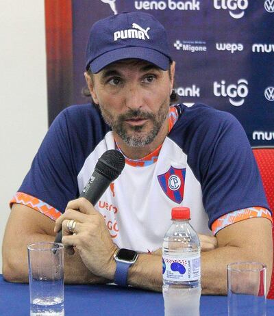 Diego Hernán Martínez (46 años), director técnico de Cerro Porteño.