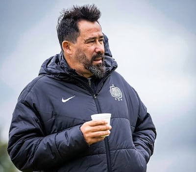 Pablo Andrés Sánchez (53 años), director técnico paraguayo del Olimpia.