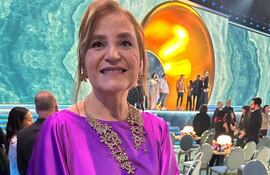 Berta Rojas estuvo en la gala de los Grammy 2025.