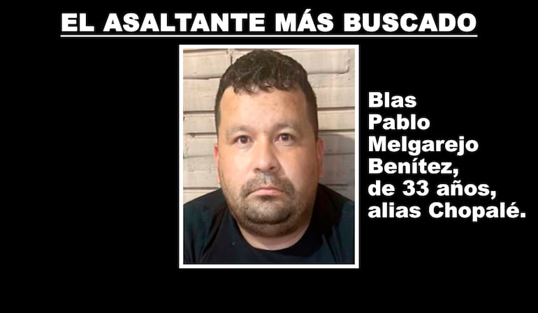 Tras la muerte de Mauri, Chopalé es ahora el asaltante más buscado