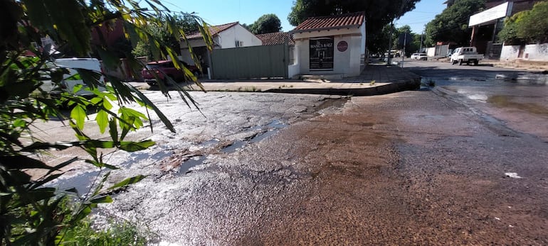 Yuasyy Yvapovo en el barrio San Pablo. Hasta aquí debía llegar el recapado.