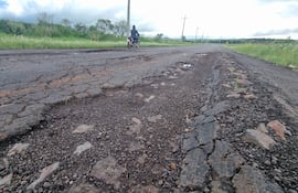 Mal estado de la ruta que une San Ignacio con Yabebyry genera preocupación