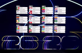 Tras el sorteo del 5 de diciembre, así quedaron conformados los grupos para la fase inicial del Mundial 2026.
